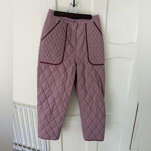 Hunter Bell Lavender Quilted Pants